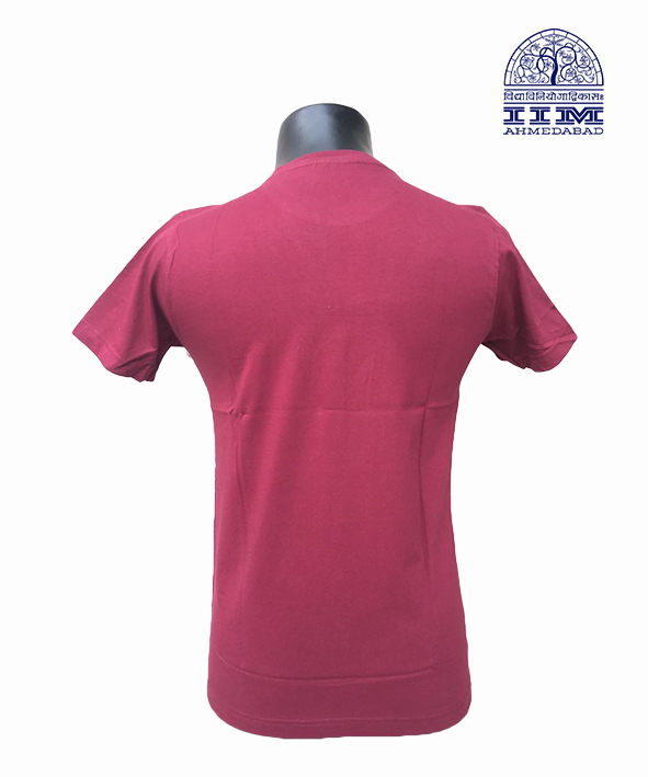 Round Neck Logo Maroon